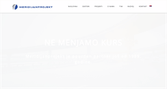 Desktop Screenshot of meridijanprojekt.com